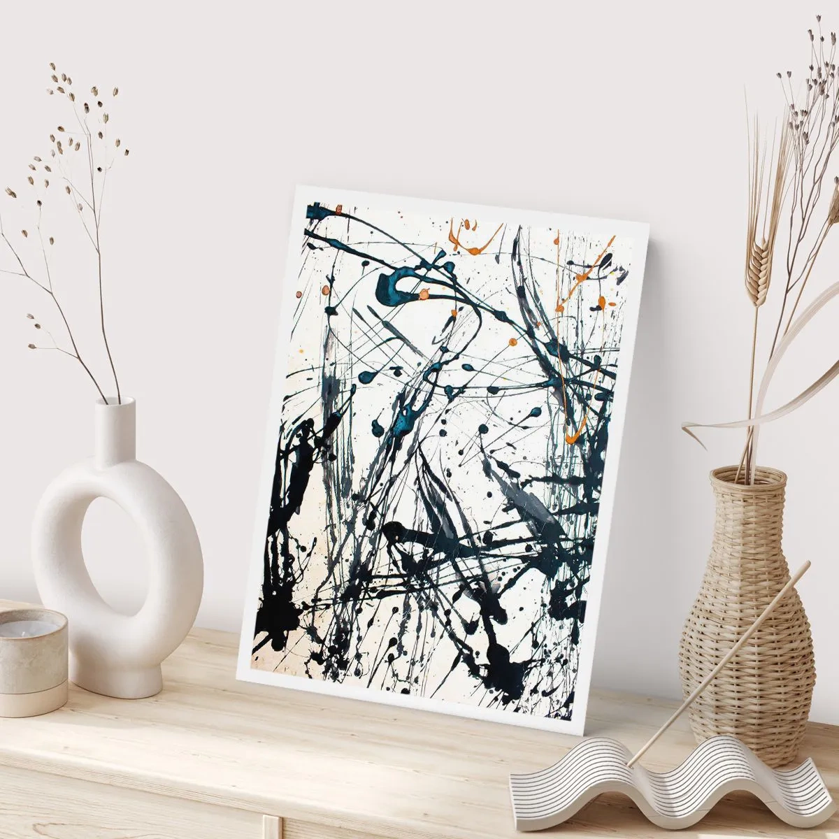 Affiche - Poster - Abstraction expressionniste - 61x91 cm