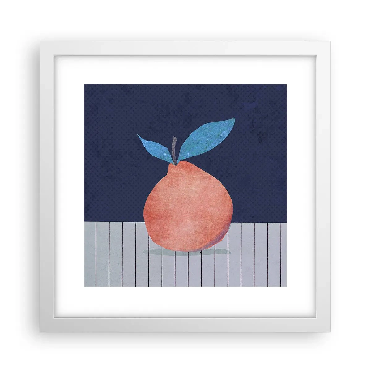 Affiche dans un cadre blanc - Poster - Convexité et plan - 30x30 cm