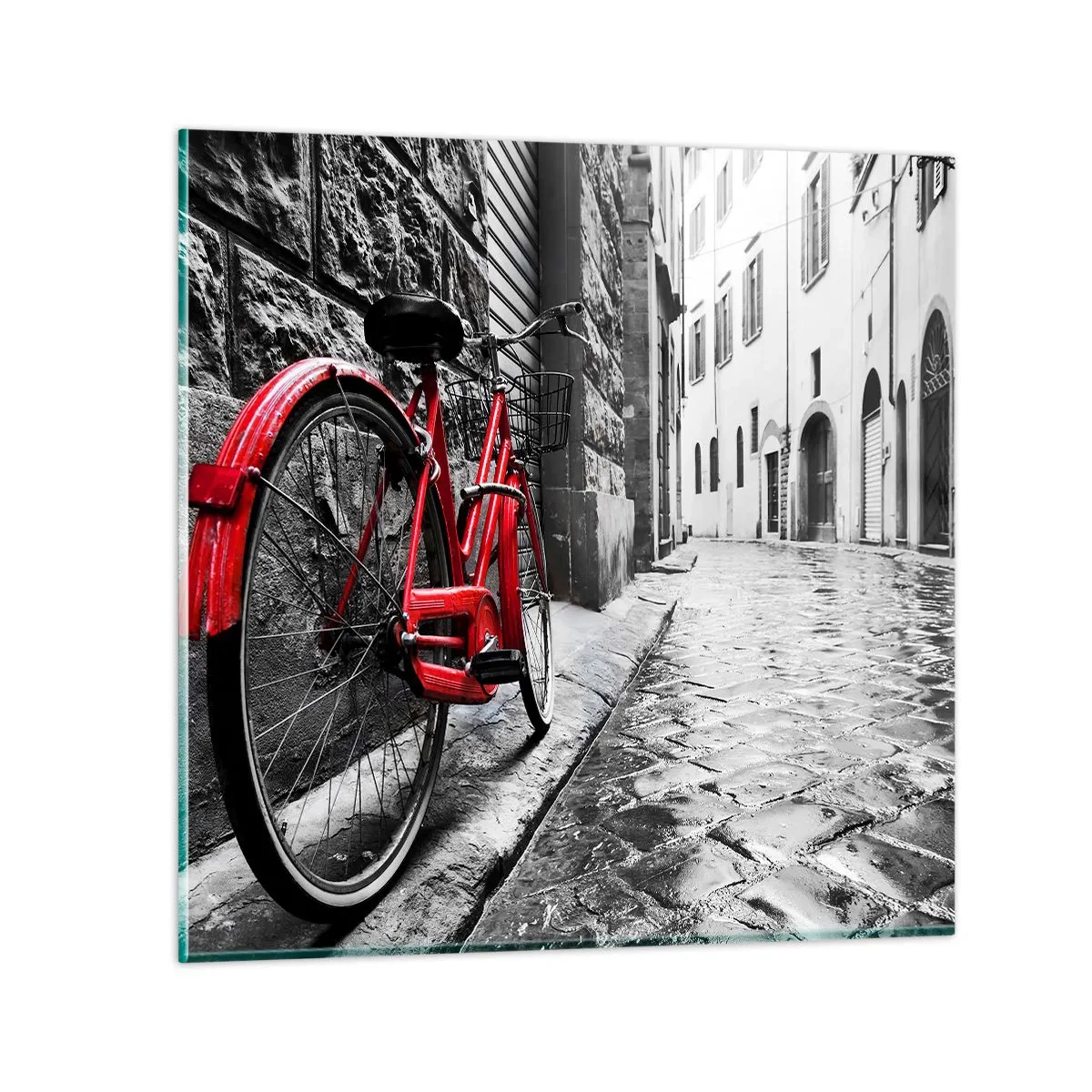 Impression sur verre - Image sur verre - La vraie beauté ne vieillit pas - 60x60 cm