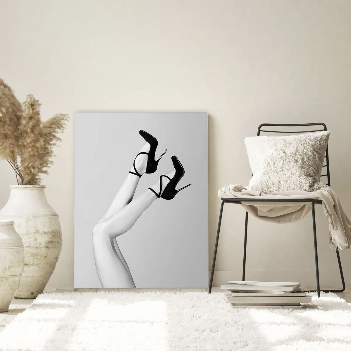 Impression sur verre - Image sur verre - Les jambes en l’air - 80x120 cm