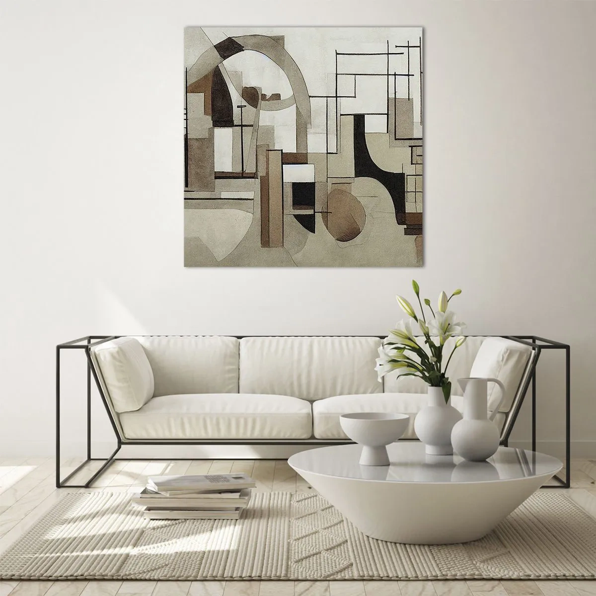 Impression sur verre - Image sur verre - Paysage urbain 2.0 - 60x60 cm