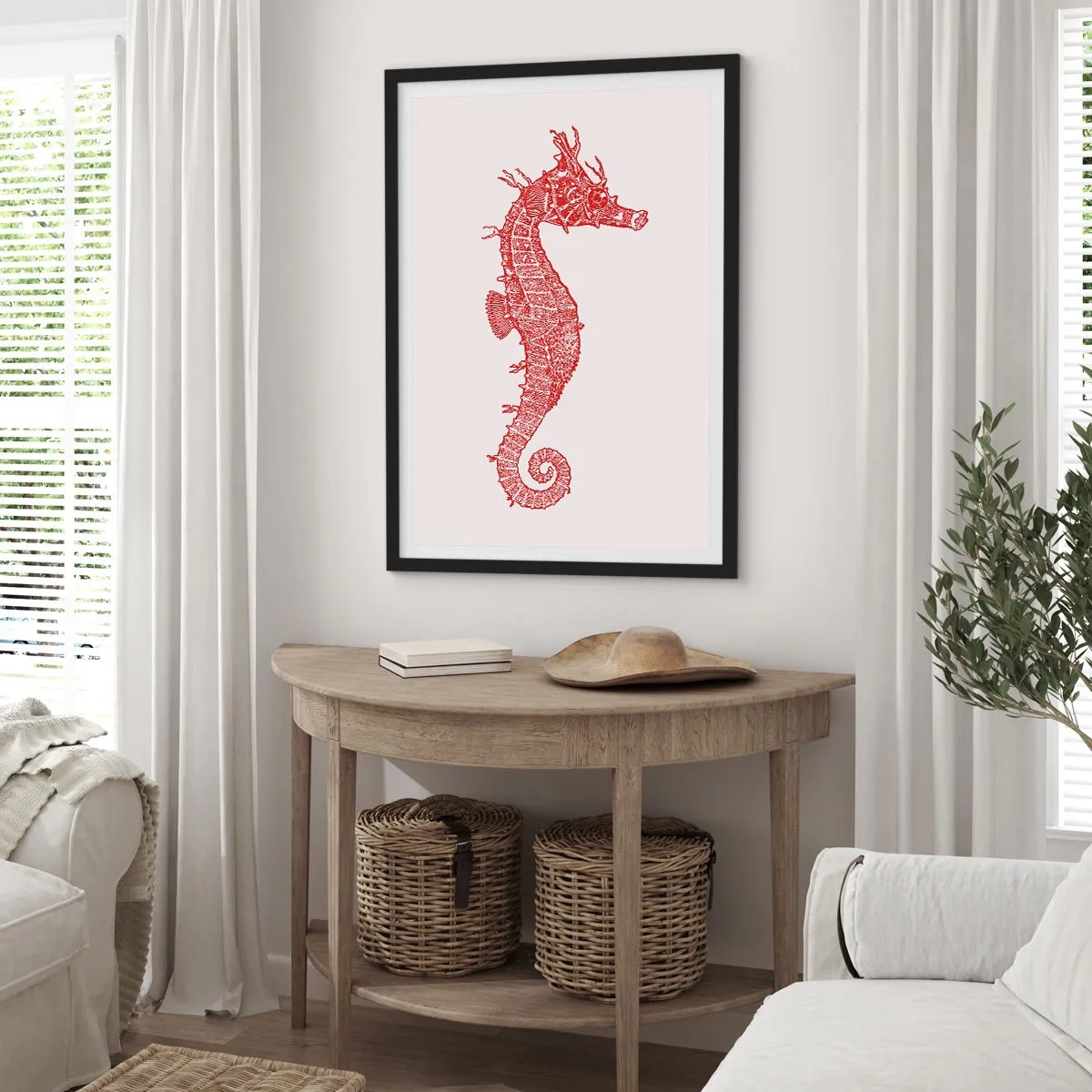 Affiche dans un cadre noir - Poster - Une créature complexe - 30x40 cm