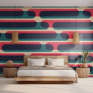 Papier Peint Autocollant Deluxe Sticker - En profondeur et sur l'avant - Abstraction, Morceau, Art moderne - 150x105 cm