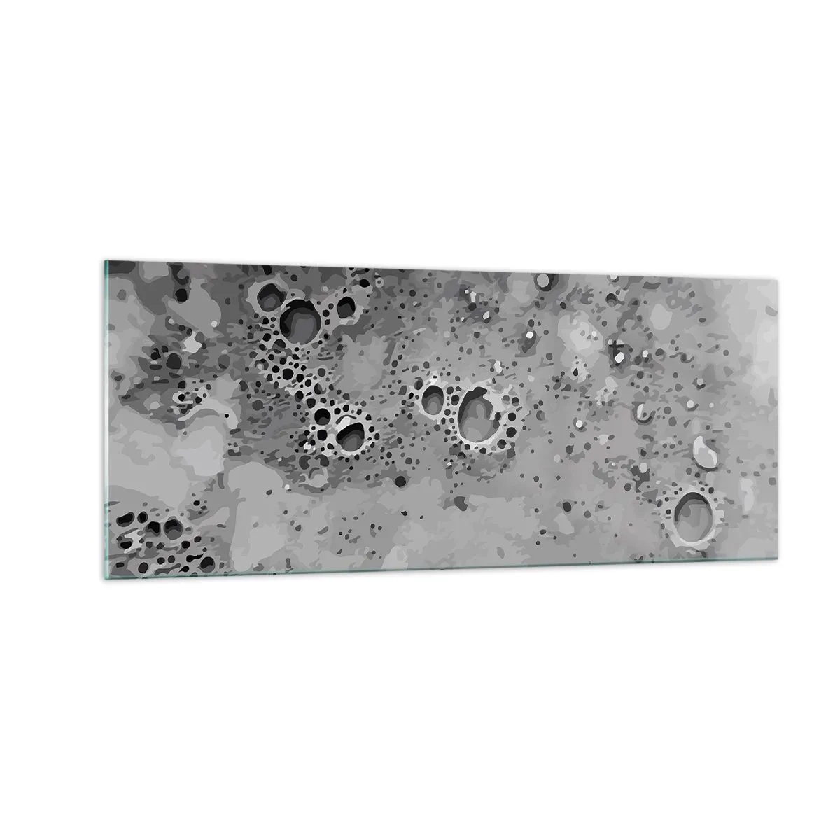 Impression sur verre - Image sur verre - Comme un paysage lunaire - 100x40 cm