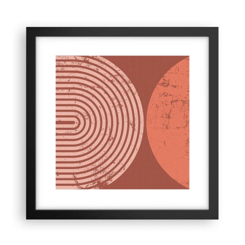 Affiche dans un cadre noir - Poster - Une relation proche - 30x30 cm