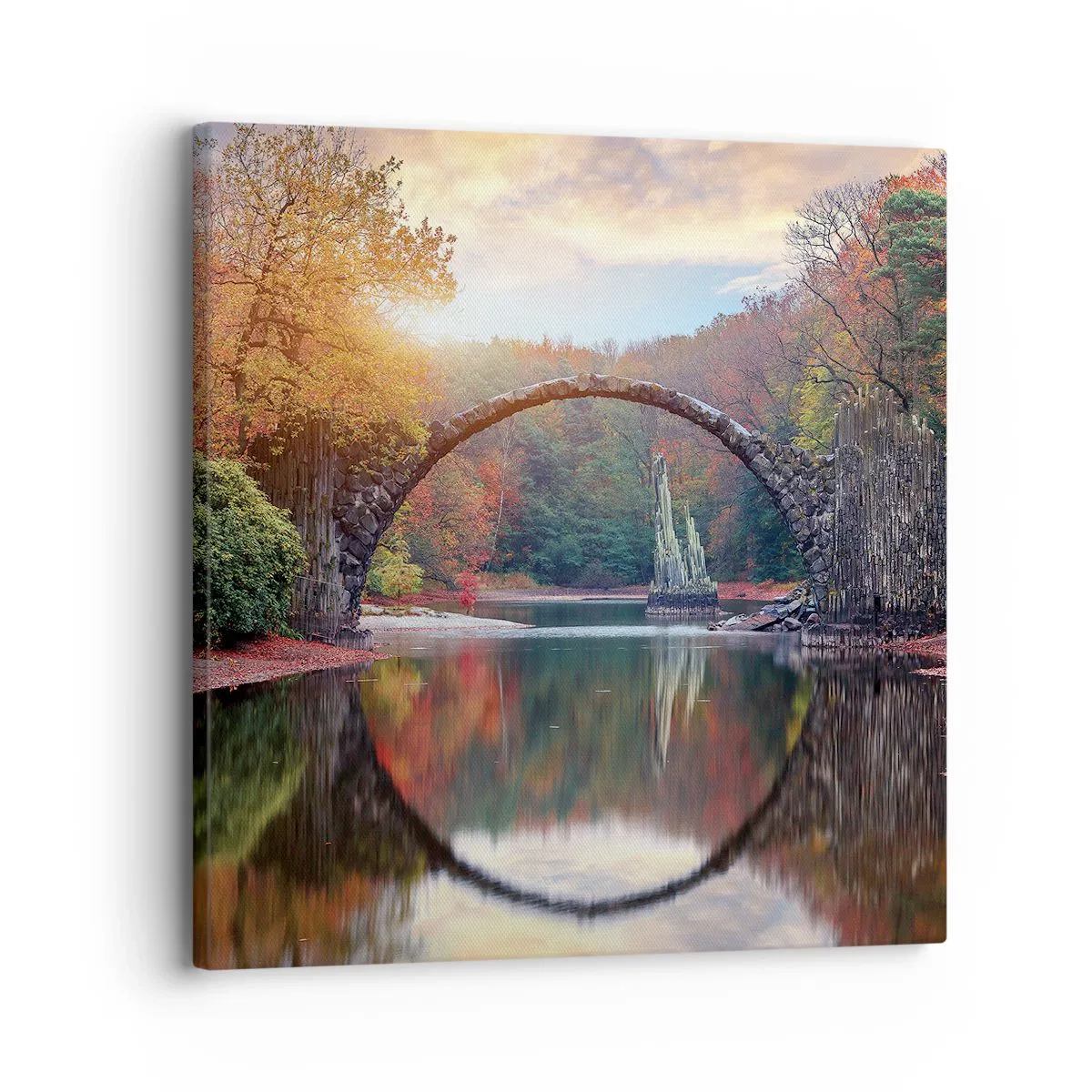 Impression sur toile - Image sur toile - De l'autre cote du miroir - 30x30 cm