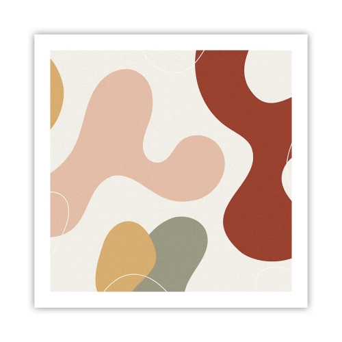 Affiche - Poster - Entrelac - 60x60 cm