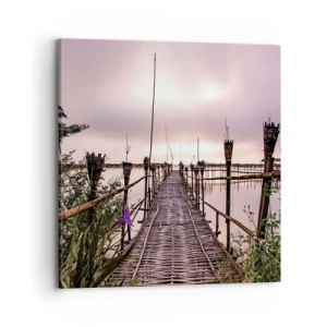 Impression sur toile - Image sur toile - Le silence et le calme d'Asie - 70x70 cm