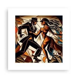 Affiche - Poster - Danse de passion et de volupté - 30x30 cm