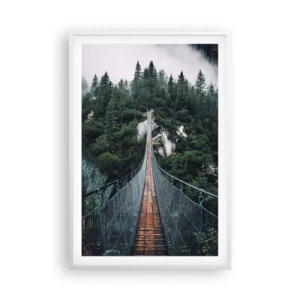 Affiche dans un cadre blanc - Poster - Uniquement pour les aigles - 61x91 cm