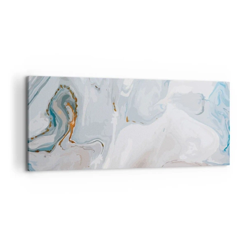 Impression sur toile - Image sur toile - Blanc surélevé - 100x40 cm