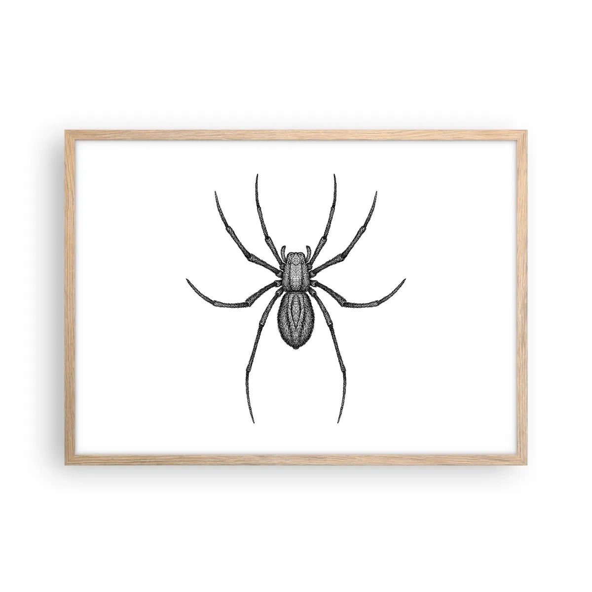 Affiche dans un chêne clair - Poster - Une précision troublante - 70x50 cm