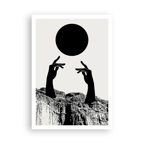 Affiche - Poster - Composition surréaliste : le soleil et le reste - 70x100 cm