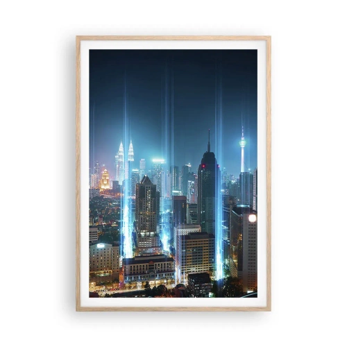 Affiche dans un chêne clair - Poster - À Berlin au paradis - 70x100 cm