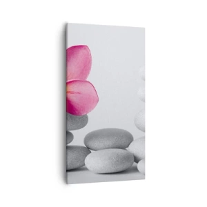 Impression sur toile - Image sur toile - Pierre sur pierre, et sur cette pierre... - 55x100 cm