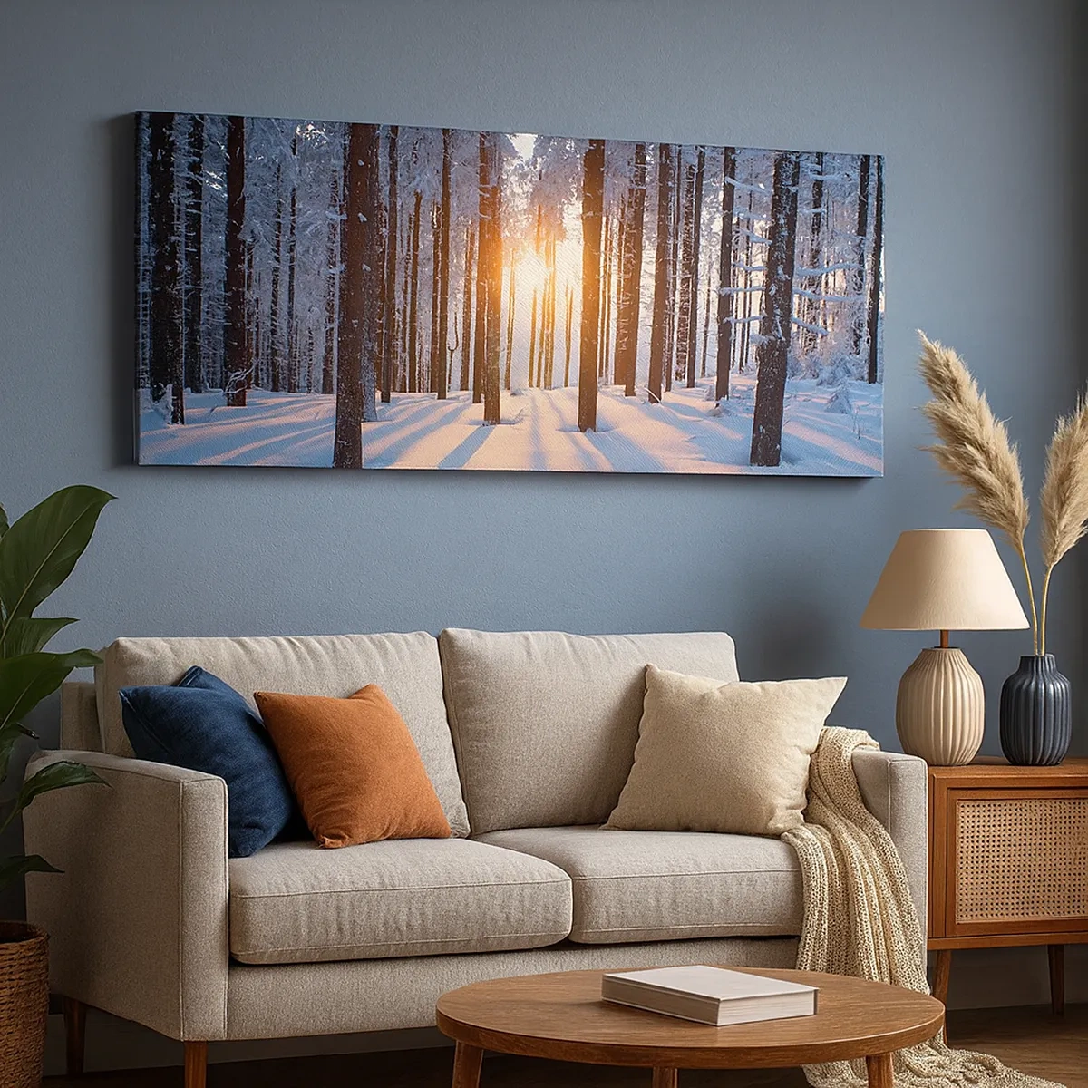 Impression sur toile - Image sur toile - Clairement en noir et blanc - 30x30 cm