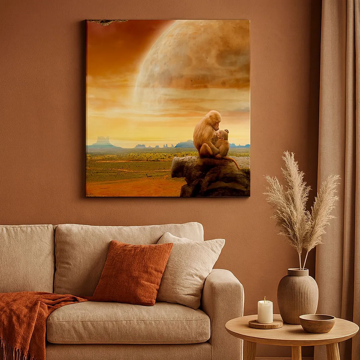 Impression sur toile - Image sur toile - L'amour est le même partout - 30x30 cm