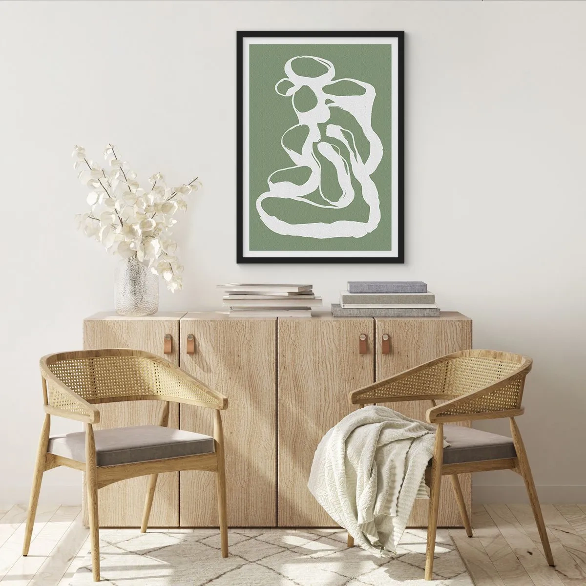 Affiche dans un cadre noir - Poster - L'appel de l'espace - 61x91 cm