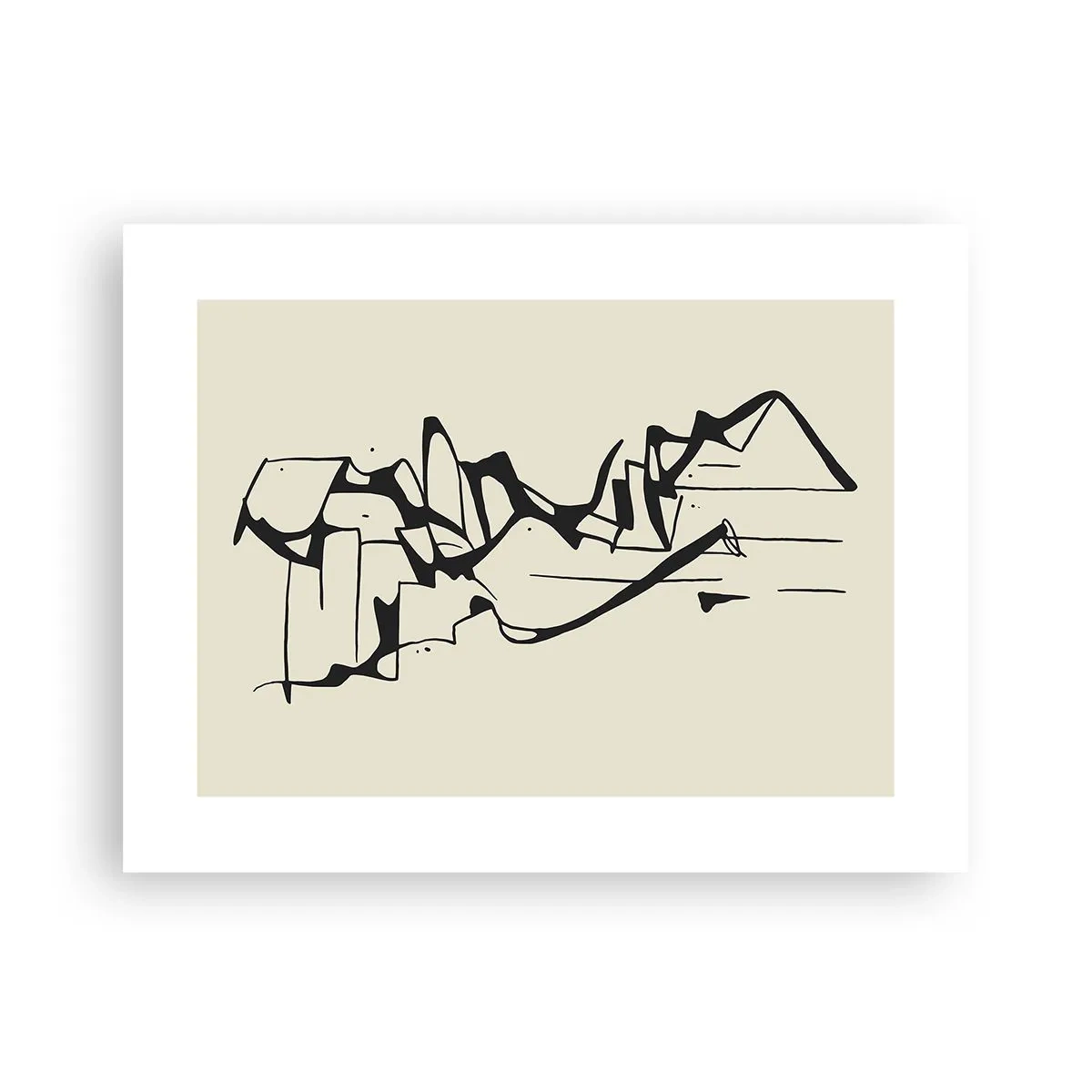 Affiche - Poster - Peut-être un paysage - 40x30 cm