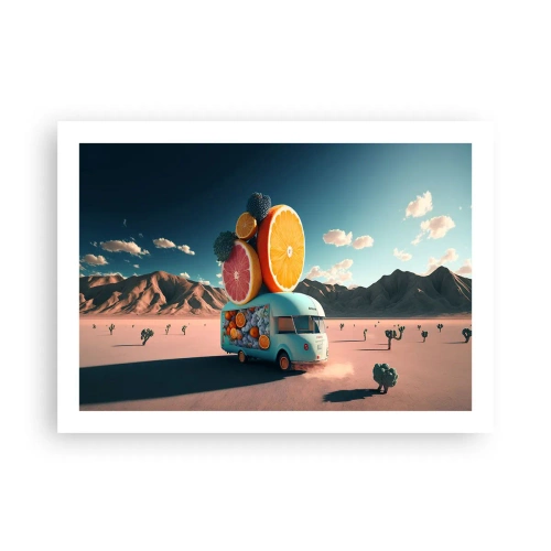 Affiche - Poster - Le goût des vacances - 70x50 cm