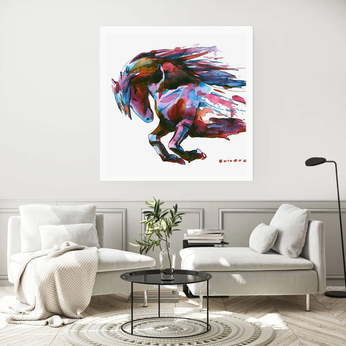 Affiche - Poster - Dans le ravissement - 60x60 cm