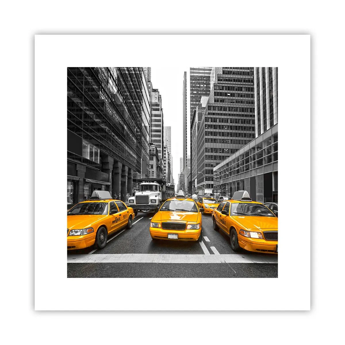 Affiche - Poster - C'est nous qui colorons la ville - 30x30 cm