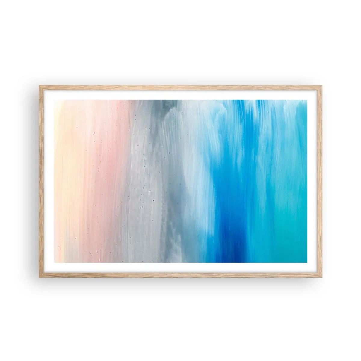 Affiche dans un chêne clair - Poster - Éléments : air - 91x61 cm