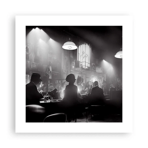 Affiche - Poster - Dans une ambiance jazz - 40x40 cm