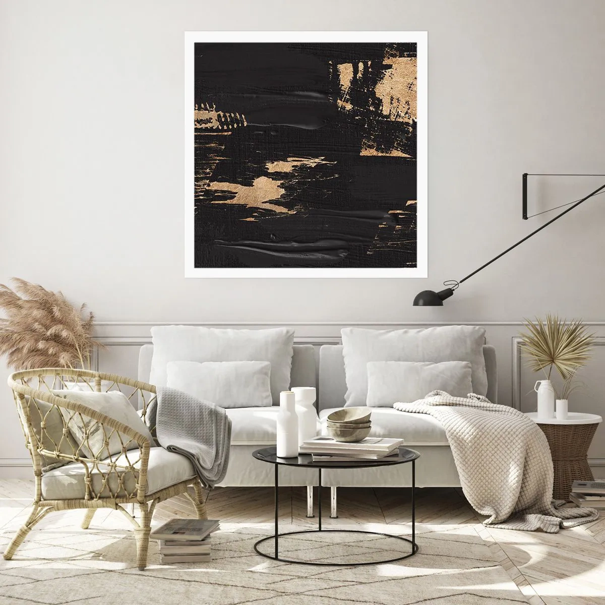 Affiche - Poster - Empreinte du toucher - 30x30 cm