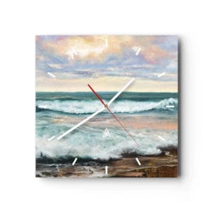 Horloge murale - Pendule murale - Ici tu adouciras ton âme - 40x40 cm