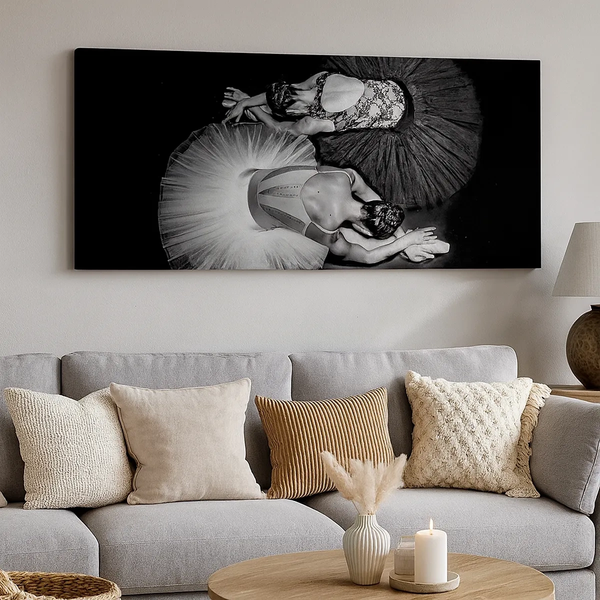 Impression sur toile - Image sur toile - Jin et jang – équilibre idéal - 30x30 cm