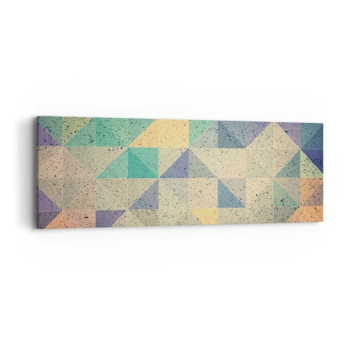 Impression sur toile - Image sur toile - République des triangles - 90x30 cm