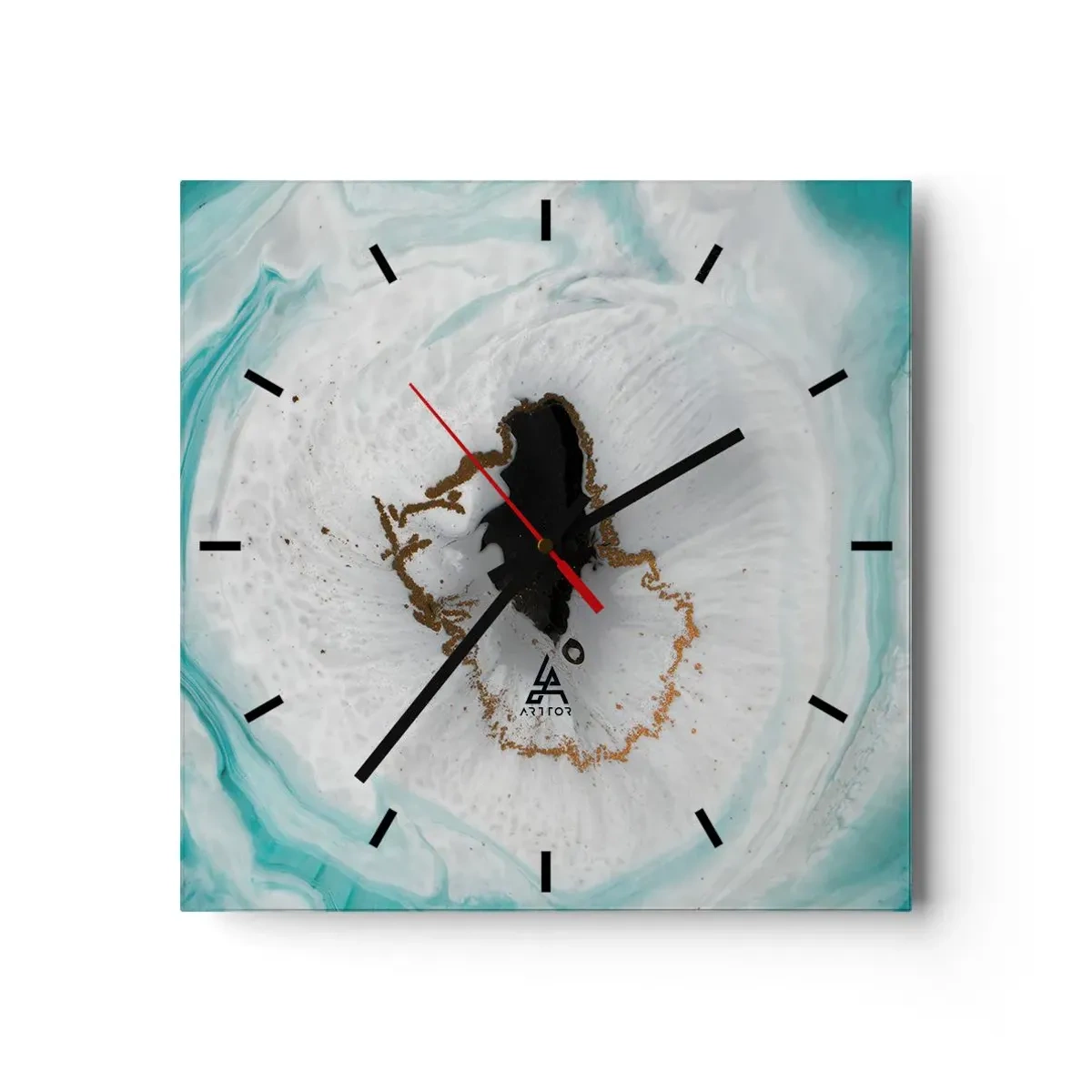 Horloge murale - Pendule murale - Pénétrer à l'intérieur - 40x40 cm