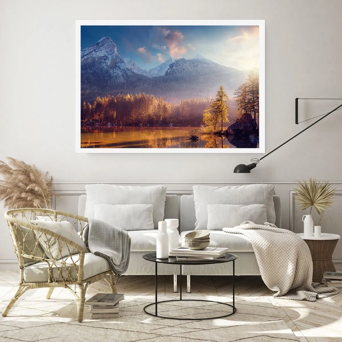 Affiche - Poster - Dans les montagnes et les vallées - 50x40 cm