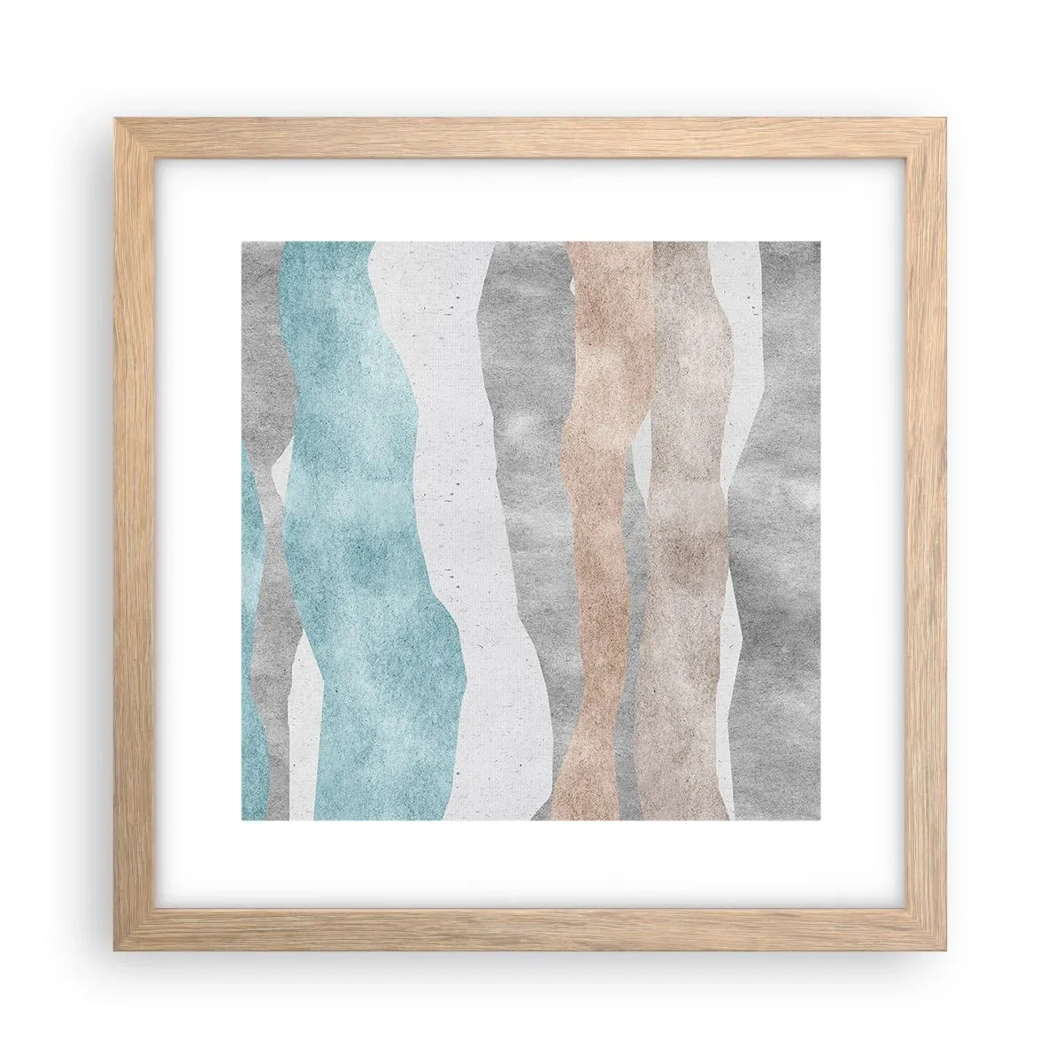 Affiche dans un chêne clair - Poster - Une étude de proximité - 30x30 cm
