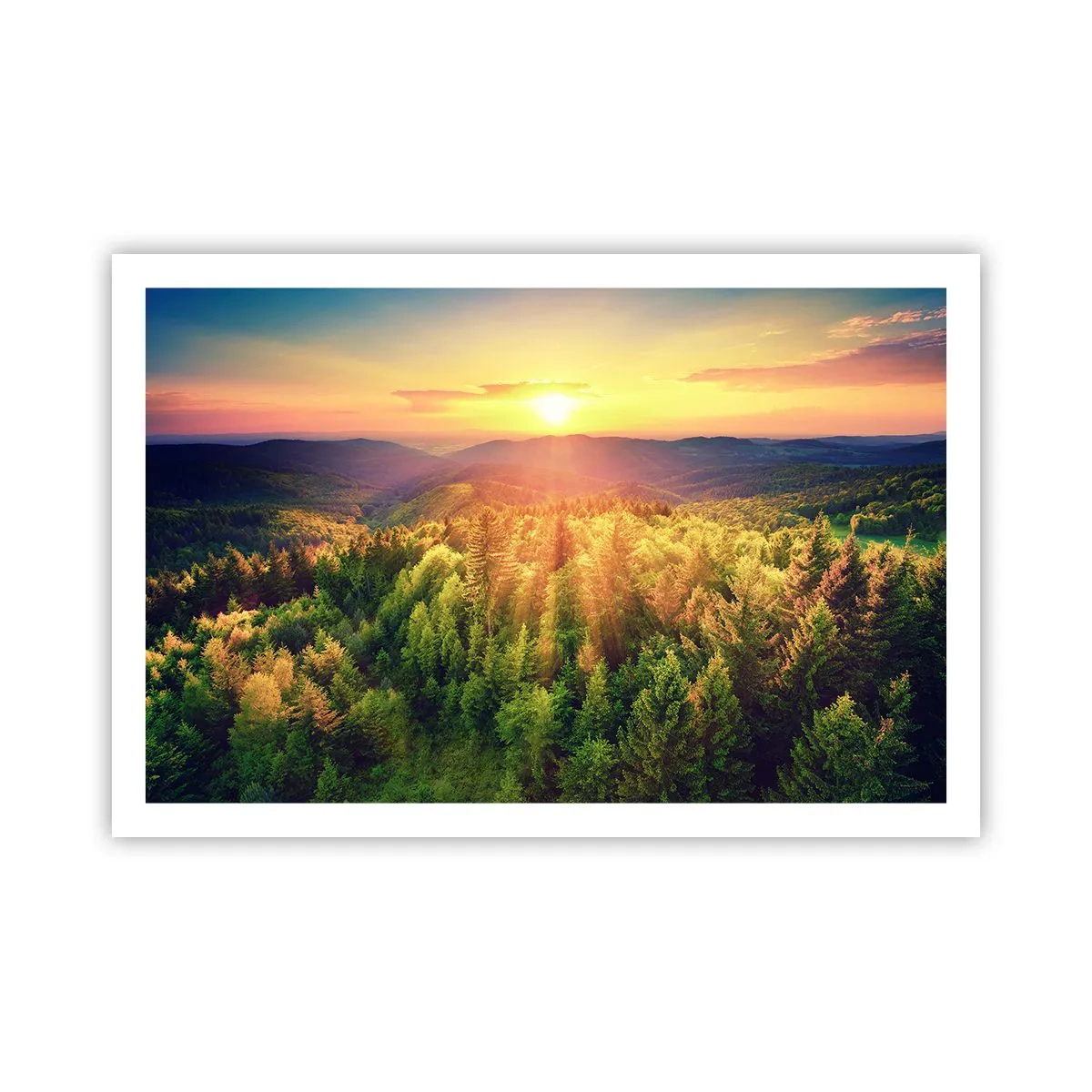 Affiche - Poster - Monts et sommets - 91x61 cm