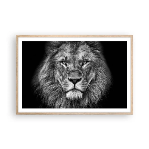 Affiche dans un chêne clair - Poster - En vêtement de sacre - 91x61 cm