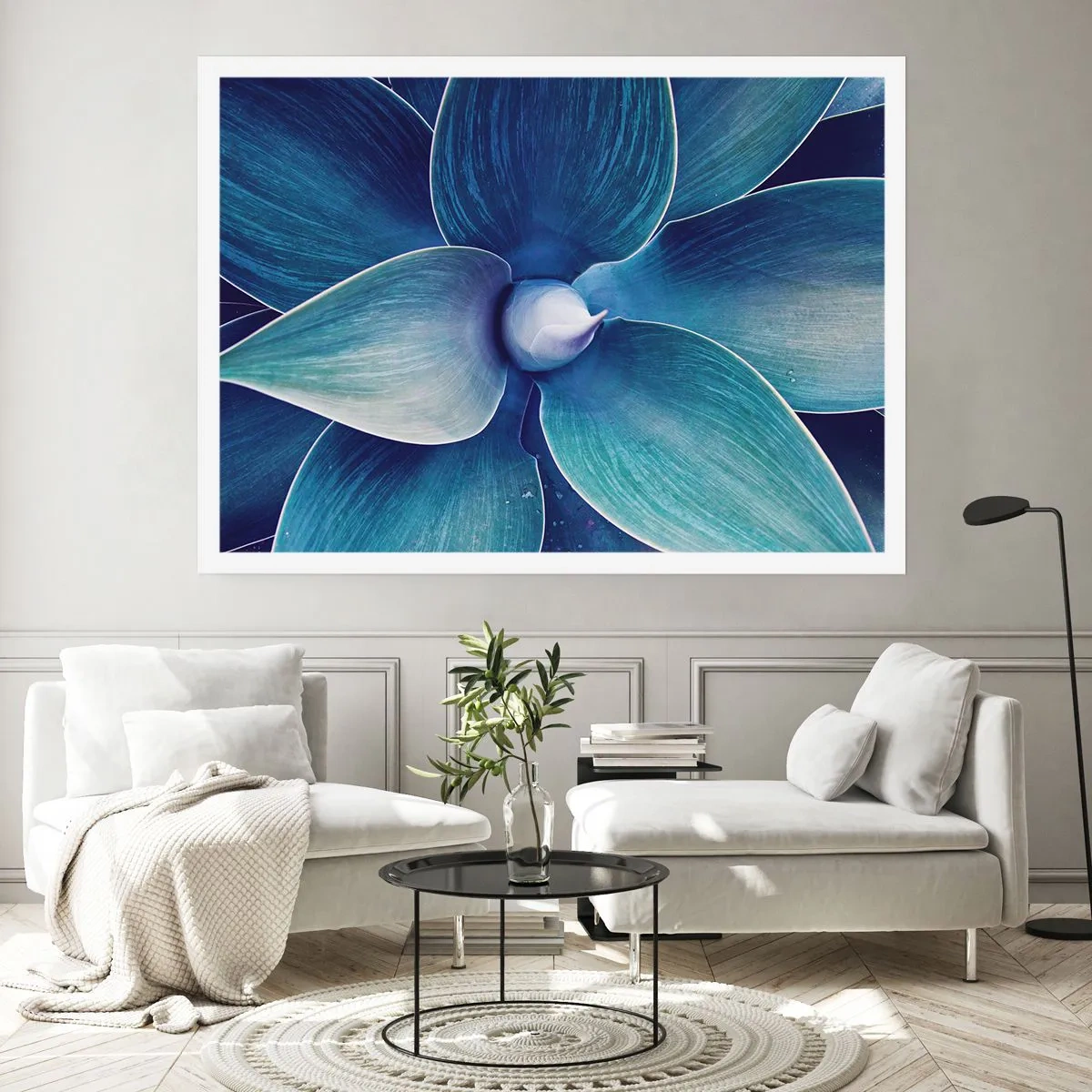 Affiche - Poster - Le bleu du ciel - 50x40 cm