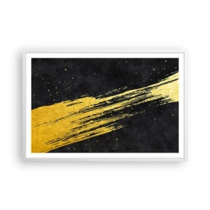 Affiche dans un cadre blanc - Poster - Sautez dans l'hyperespace - 91x61 cm