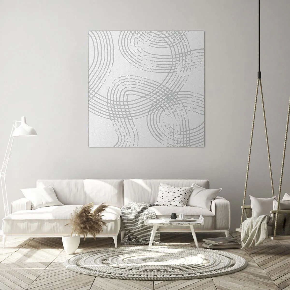 Impression sur toile - Image sur toile - Il n'y a pas de chemin droit - 60x60 cm