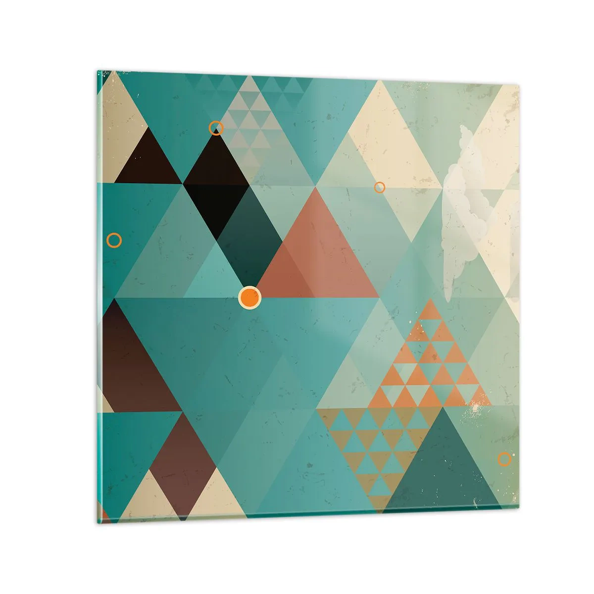 Impression sur verre - Image sur verre - Unité de la multiplicité, multiplicité de l'unité - 30x30 cm