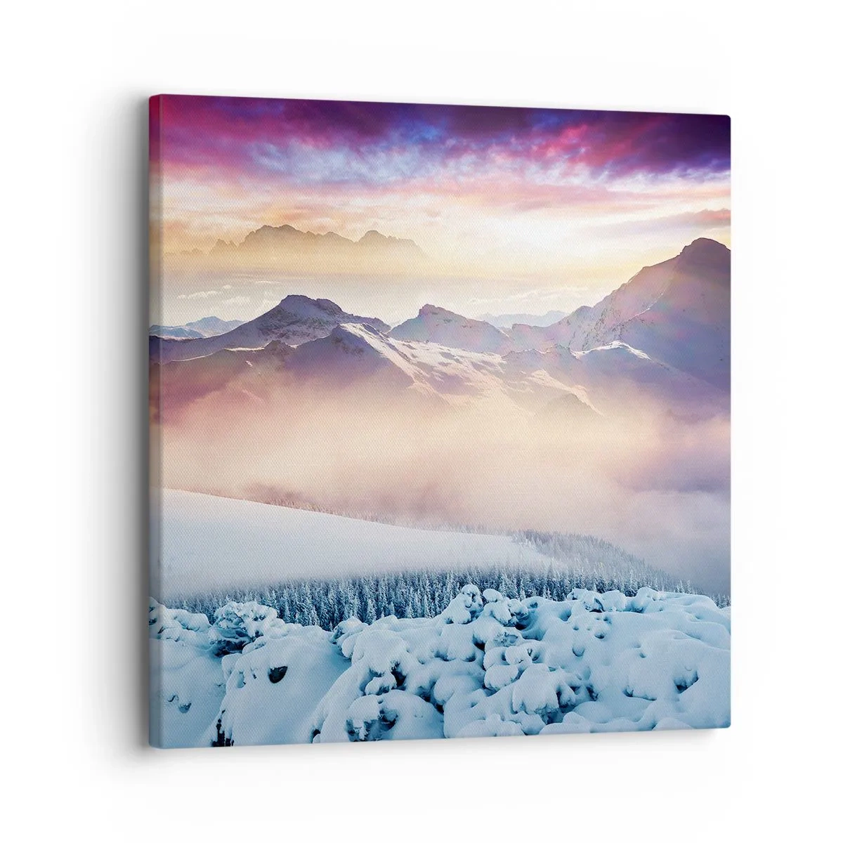 Impression sur toile - Image sur toile - La force et la pureté de la nature - 30x30 cm