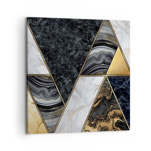 Impression sur toile - Image sur toile - Pierre après pierre - 60x60 cm