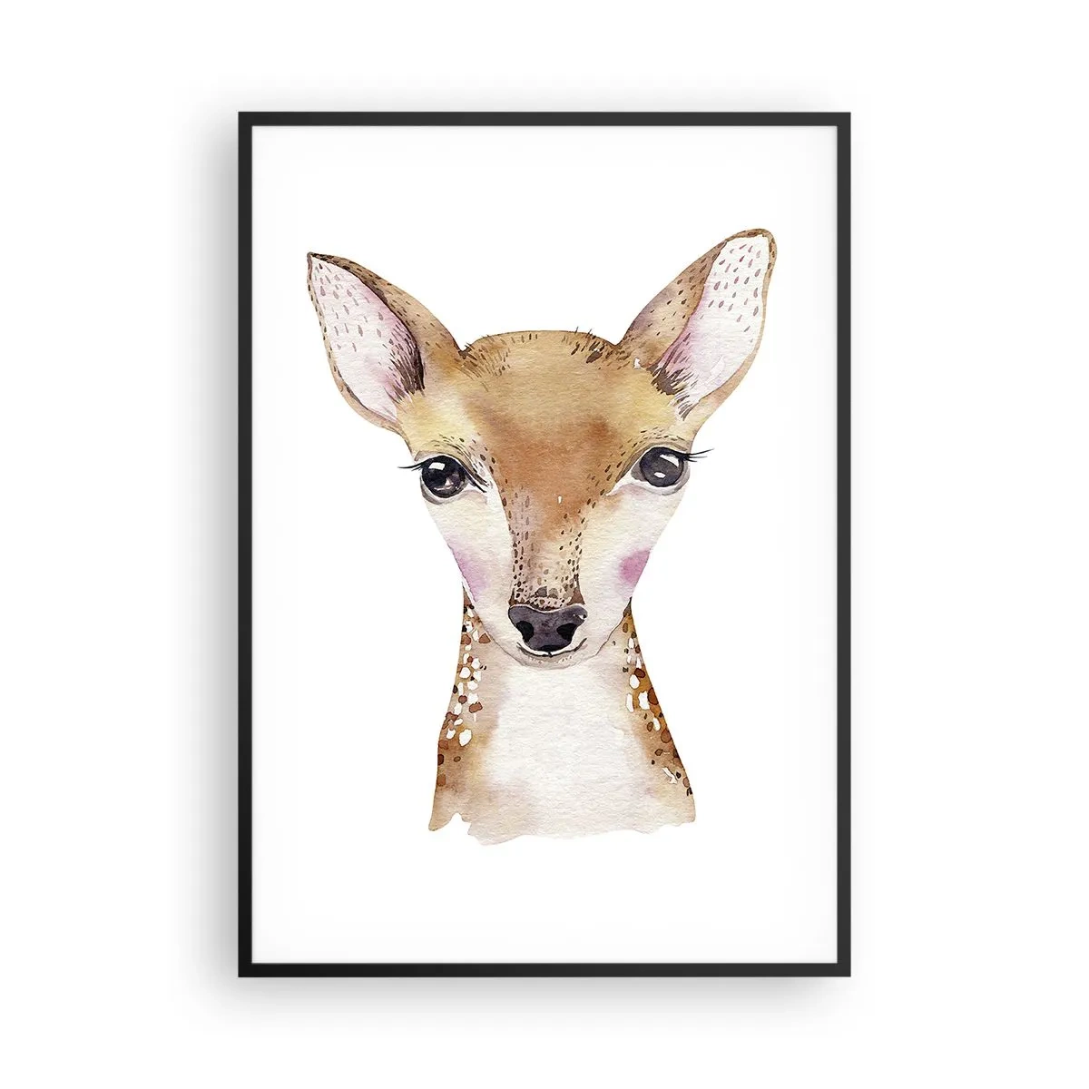 Affiche dans un cadre noir - Poster - L'innocence de la nature - 70x100 cm