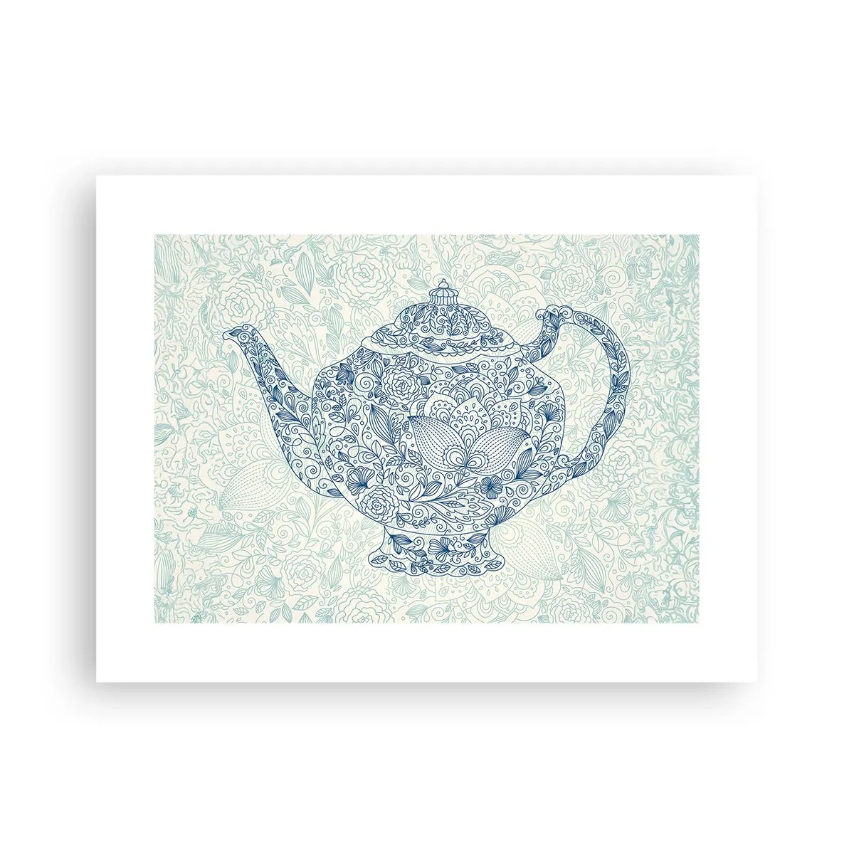 Affiche - Poster - Le charme du thé - 40x30 cm