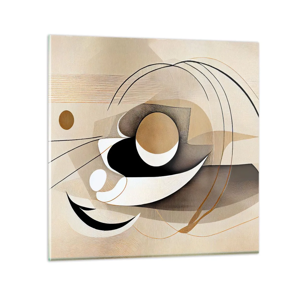 Impression sur verre - Image sur verre - Composition : l'essence des choses - 30x30 cm