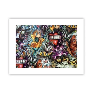 Affiche - Poster - Le rêve du tatoueur - 40x30 cm