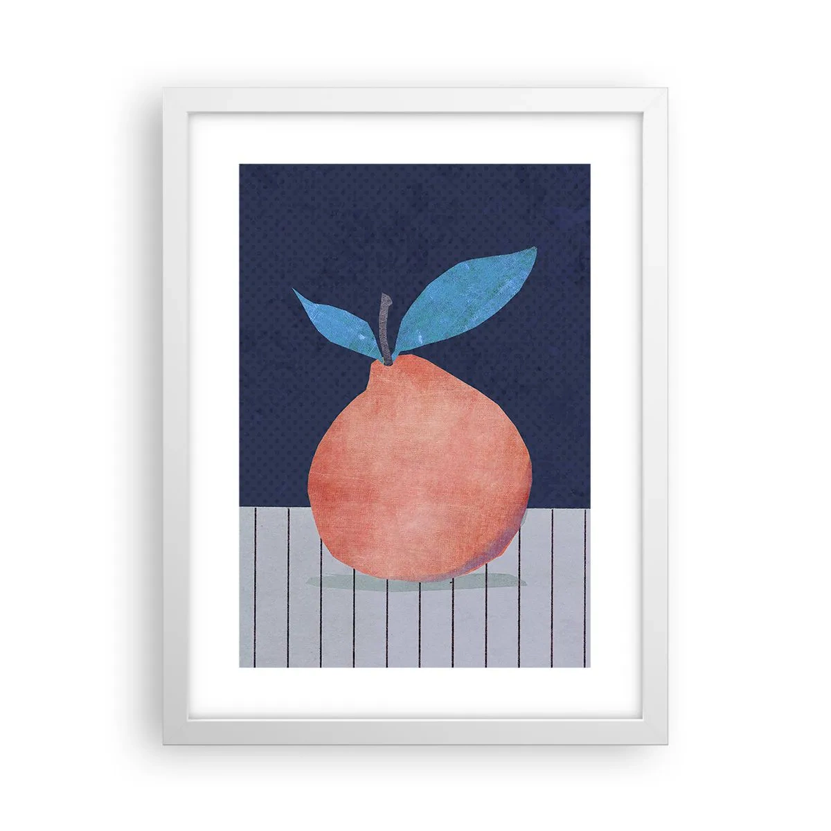 Affiche dans un cadre blanc - Poster - Convexité et plan - 30x40 cm