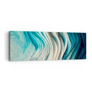 Impression sur toile - Image sur toile - Insatiabilité bleue - 90x30 cm