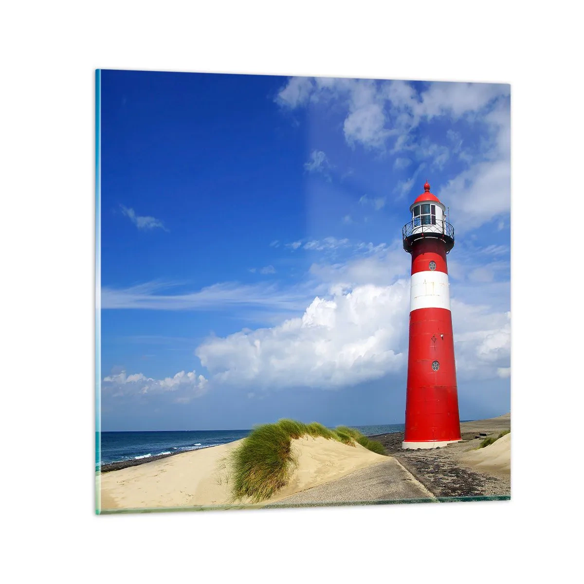 Impression sur verre - Image sur verre - Rêve de solitude - 30x30 cm